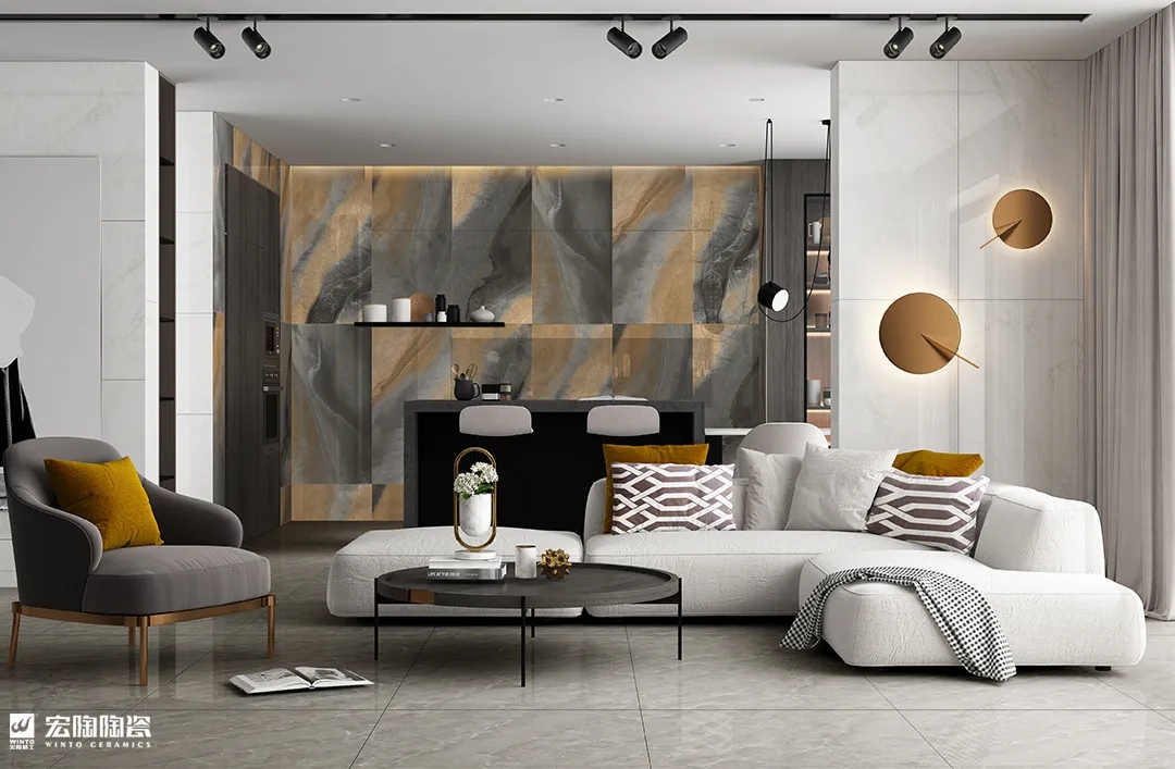GA黄金甲TPG80193瓷砖地砖800×800mm效果图