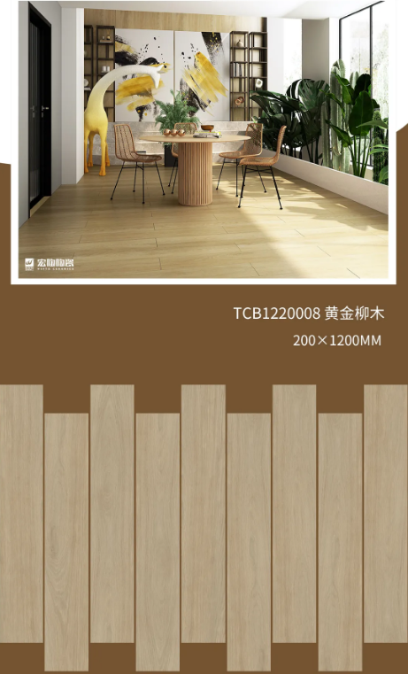 GA黄金甲地砖东南亚气概装修效果图