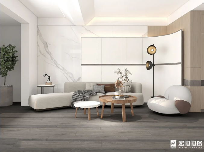 GA黄金甲TCB1220011 斐拉云杉 200x1200mm地砖效果图