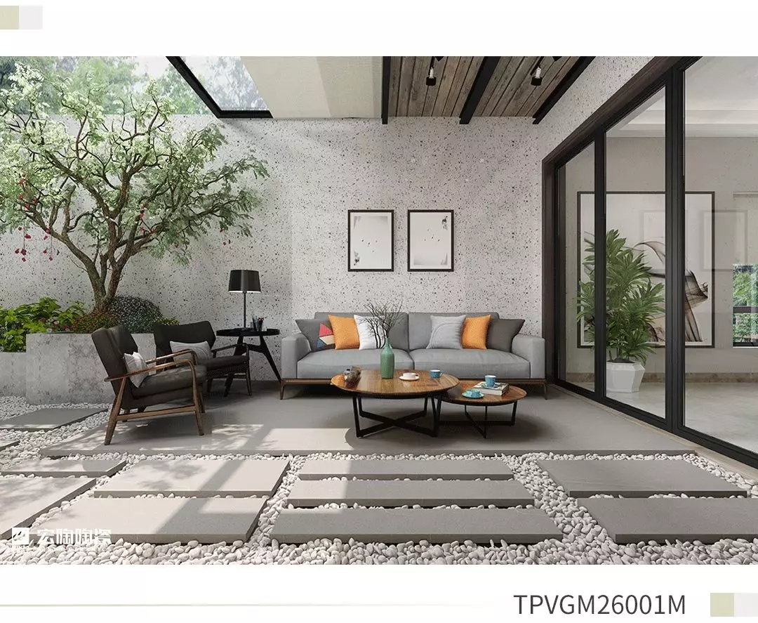 GA黄金甲TPVGM26001M瓷砖地砖生涯小阳台效果图
