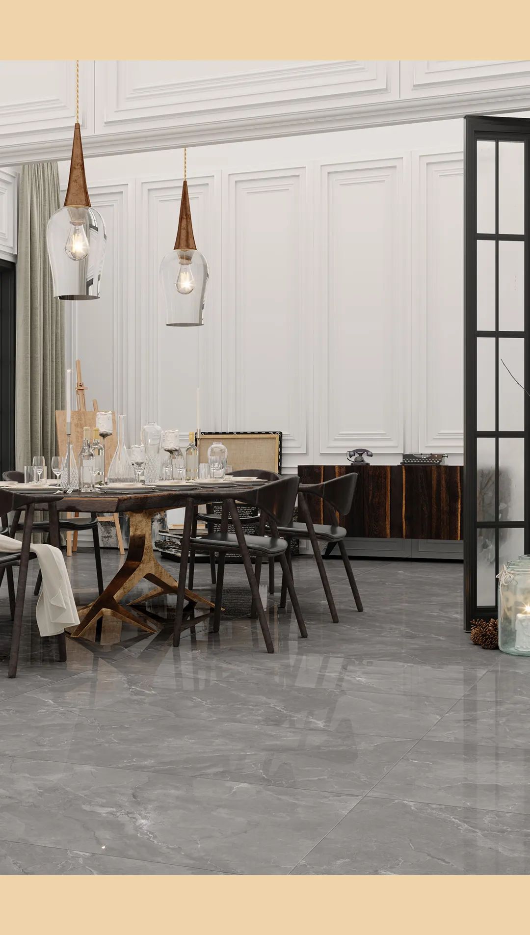 GA黄金甲TPGMW157034宝石灰康健净界砖效果图